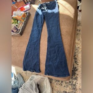 DL1961 Dark Blue Flare Jeans